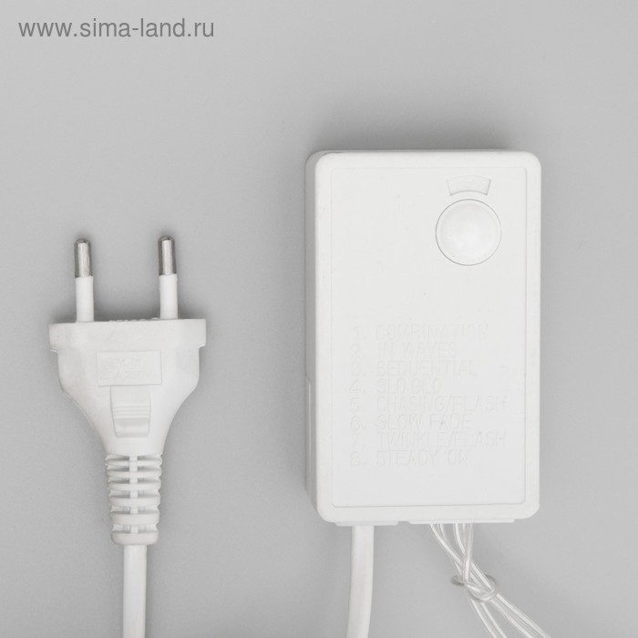 Гирлянда &laquo;Водопад&raquo; 2 &times; 3 м, IP44, прозрачная нить, 800 LED, свечение мульти, 8 режимов, 220 В