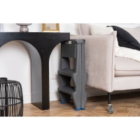 Стремянка пластиковая Степ ( серая )