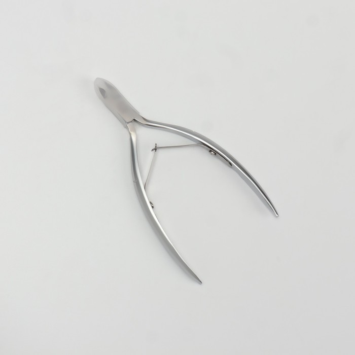 Кусачки маникюрные для кутикулы &laquo;Premium&raquo;, двойная пружина, 11,4 см, длина лезвия - 6 мм, цвет серебристый