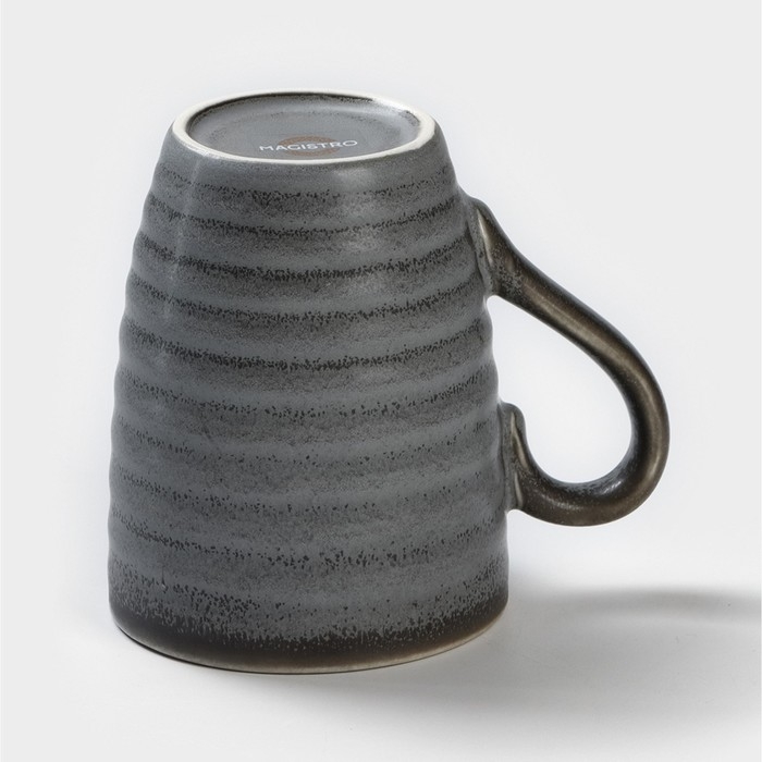 Кружка фарфоровая Magistro Urban, 320 мл, цвет серый Кружка фарфоровая Magistro Urban, 320 мл, цвет серый