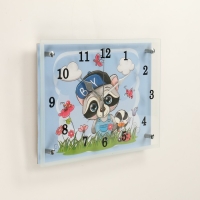 Часы-картина настенные, интерьерные "Енотик", 25 х 35 Часы-картина настенные, интерьерные "Енотик", 25 х 35