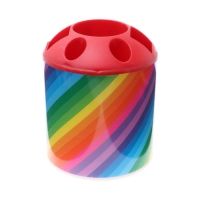 Набор настольный детский "Радуга" (подставка+2 каранд+линейка+точил+ластик+блокнот 8 листов+ножницы) Набор настольный детский "Радуга" (подставка+2 каранд+линейка+точил+ластик+блокнот 8 листов+ножницы)