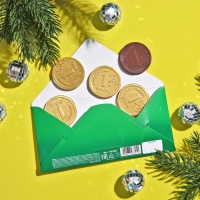 Набор шоколадных монет &laquo;От кредитов сберегин&raquo;, 5 шт. x 6 г.