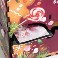 Чайный домик с ящиком "Пряничный дом" 20х15х8,5 см Чайный домик с ящиком "Пряничный дом" 20х15х8,5 см