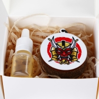 Набор &laquo;Истиный самурай&raquo;, подвеска деревянная с пропиткой и ароматизатор, 10 мл