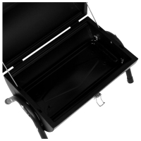 Гриль-коптильня, с температурным датчиком, 42 х 29 х 37 см, цвет чёрный Гриль-коптильня, с температурным датчиком, 42 х 29 х 37 см, цвет чёрный