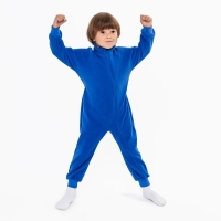 Комбинезон воротник-стойка, цвет синий, рост 98-104 см Комбинезон воротник-стойка, цвет синий, рост 98-104 см