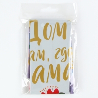 День матери. Воздушный шар фольгированный 18" &laquo;Дом там, где мама&raquo;, сердце