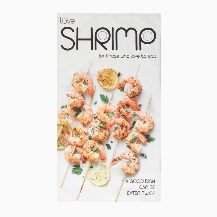 Набор полотенец "Этель" Fish dish 4 шт, 100% хлопок