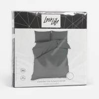 Постельное бельё LoveLife 2 сп "Moonlight night" 180х215 см, 200х225 см, 50х70±3 см-2 шт, микрофибра 85 гр Постельное бельё LoveLife 2 сп "Moonlight night" 180х215 см, 200х225 см, 50х70±3 см-2 шт, микрофибра 85 гр