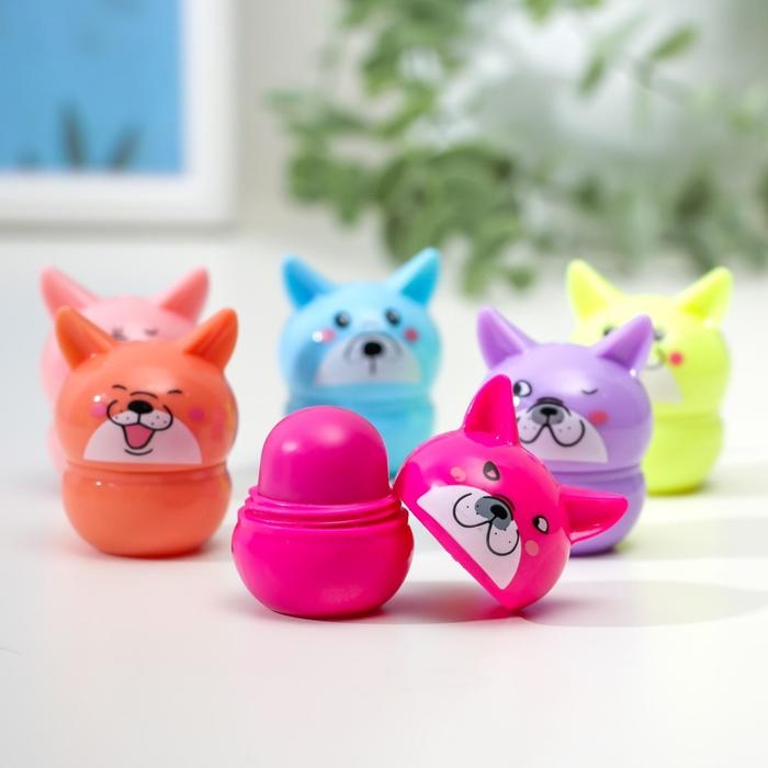 Бальзам для губ «Пёсик», микс цветов и ароматов Бальзам для губ «Пёсик», микс цветов и ароматов