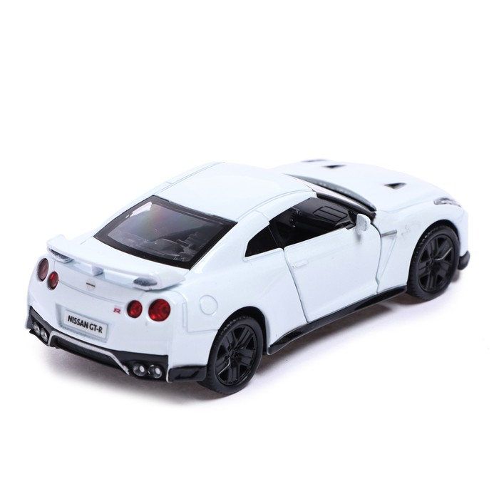 Машина металлическая NISSAN GT-R (R35), 1:32, открываются двери, инерция, цвет белый
