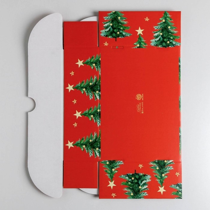 Коробка подарочная новогодняя складная &laquo;Волшебство&raquo;, 30,7 х 22 х 9,5 см, Новый год