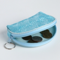 Кошелёк женский на молнии, цвет голубой Кошелёк женский на молнии, цвет голубой