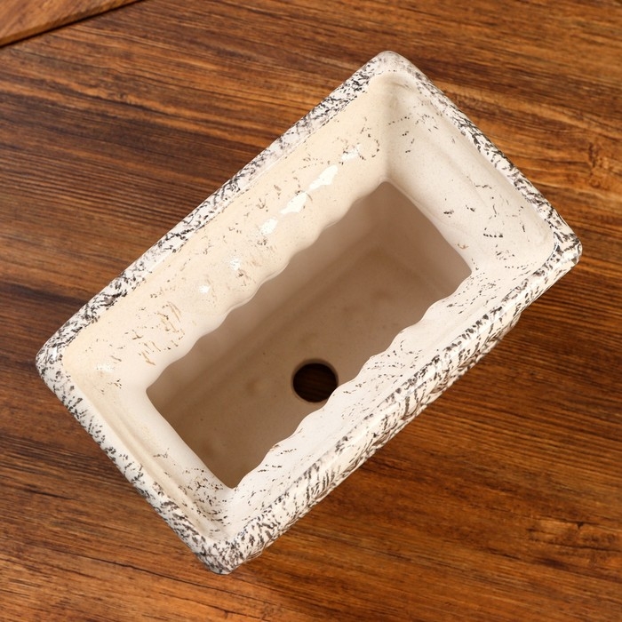 Кашпо &laquo;Античное&raquo;, коричневое, керамика, 1 л, 1 сорт, Иран