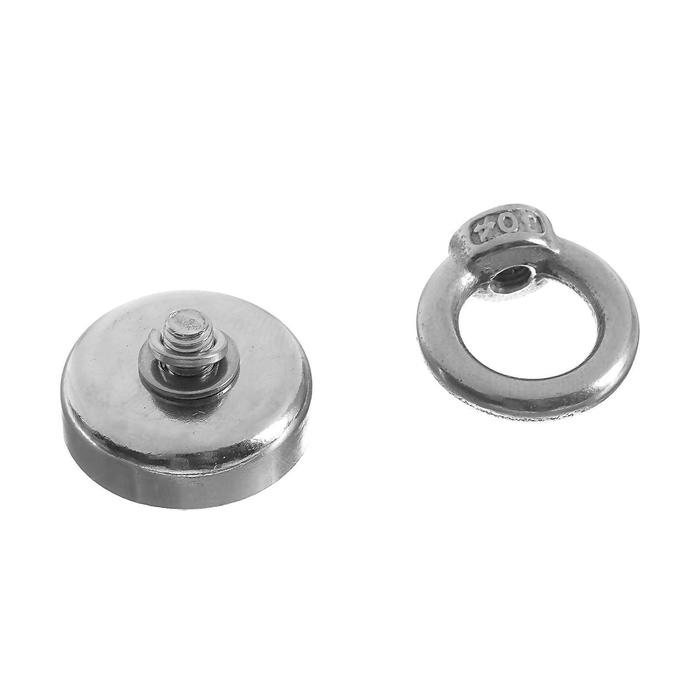 Магнит неодимовый Cartage с петлёй для авто, d 25 мм, сцепление 10 кг Магнит неодимовый Cartage с петлёй для авто, d 25 мм, сцепление 10 кг