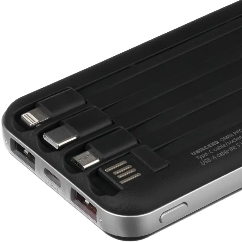 Внешний аккумулятор Omni Pro 10000 мАч, черный Внешний аккумулятор Omni Pro 10000 мАч, черный
