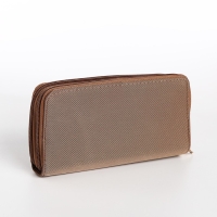 Кошелёк женский на молниях, цвет тёмно-бежевый Кошелёк женский на молниях, цвет тёмно-бежевый
