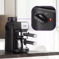 Кофеварка Kitfort КТ-7259, рожковая, 800 Вт, 0.24 л, капучинатор, чёрный Кофеварка Kitfort КТ-7259, рожковая, 800 Вт, 0.24 л, капучинатор, чёрный