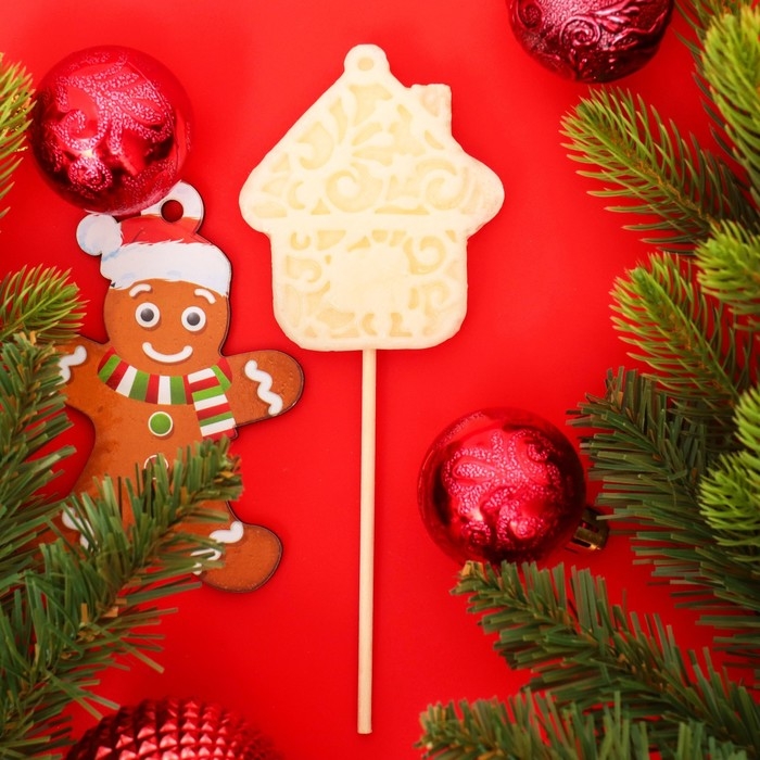 Новый год. Леденец Новый год. Леденец "Домик", 30г