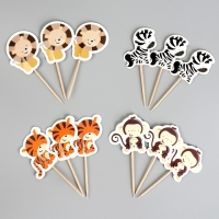 Шпажки &laquo;Сафари&raquo;, в наборе 12 штук