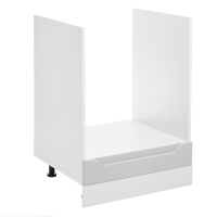 Шкаф напольный ШНД 600 под духовой шкаф Хельга, 600х500х820, Белый/Грей софт