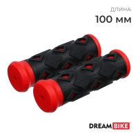 Грипсы Dream Bike, 100 мм, цвет красный Грипсы Dream Bike, 100 мм, цвет красный