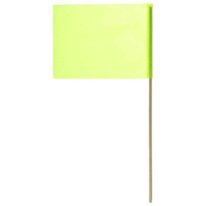 Флажок, длина 40 см, 15&times;20, цвет салатовый