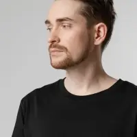 Футболка унисекс Tervu, черная, размер M