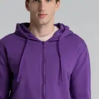 Толстовка на молнии с капюшоном Siverga 2.0, фиолетовая, размер 4XL