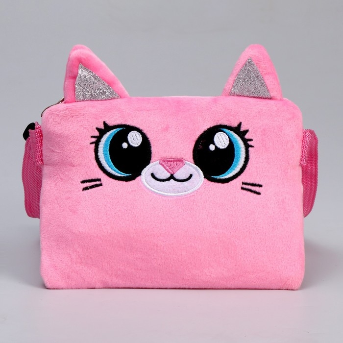 Сумка детская &laquo;Плюшевый котик&raquo;, 17х13х3 см