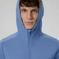 Куртка с капюшоном унисекс Begi, синяя, размер M