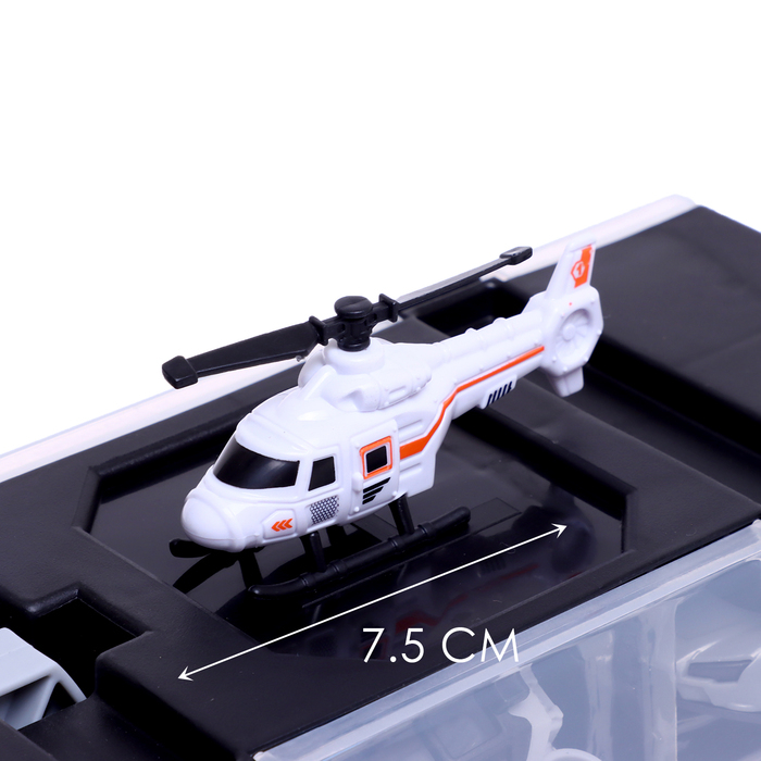 Грузовик «Перевозчик», в комплекте 10 машин и 2 вертолёта Грузовик «Перевозчик», в комплекте 10 машин и 2 вертолёта