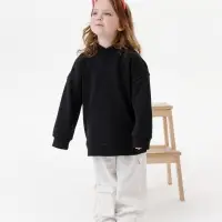 Худи детское оверсайз Houdini, черное, 6 лет