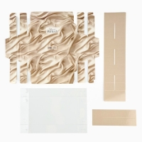 Коробка под 8 конфет с ячейками «Нежность», 10 х 18.5 х 3 см Коробка под 8 конфет с ячейками «Нежность», 10 х 18.5 х 3 см