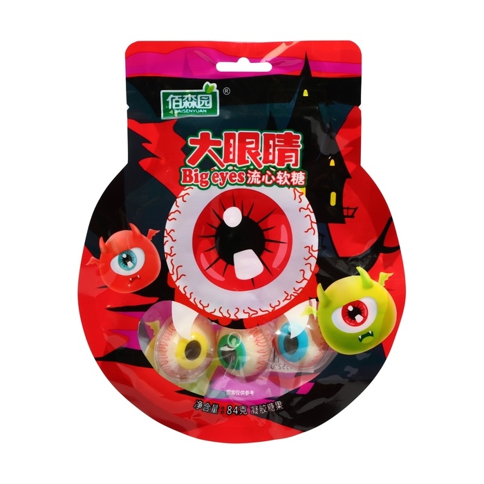 Жевательный мармелад с начинкой "Глаза монстра", 84 г