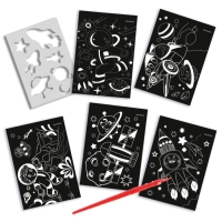 Гравюра блокнот детский «Удивительный космос», 10 листов, штихель Гравюра блокнот детский «Удивительный космос», 10 листов, штихель