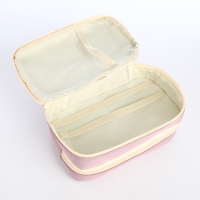 Косметичка на молниях, цвет сиреневый Косметичка на молниях, цвет сиреневый