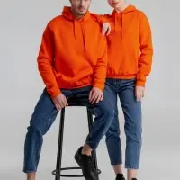 Толстовка с капюшоном Slam 320, оранжевая, размер S Толстовка с капюшоном Slam 320, оранжевая, размер S