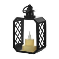 Ночник "Фонарь малый" LED от батареек 3хLR44 черный 9,5х6,5х15,5 см Ночник "Фонарь малый" LED от батареек 3хLR44 черный 9,5х6,5х15,5 см