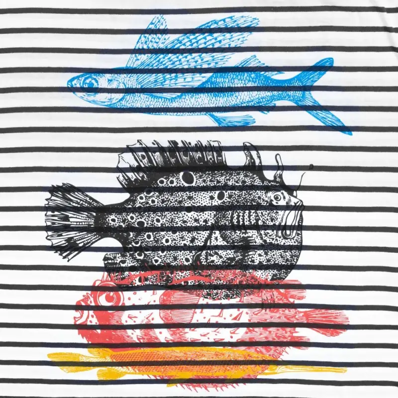 Футболка женская &laquo;Морские обитатели&raquo;, размер S