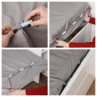 Держатель для простыни, 6 шт, 10&times;5&times;7 см, цвет МИКС