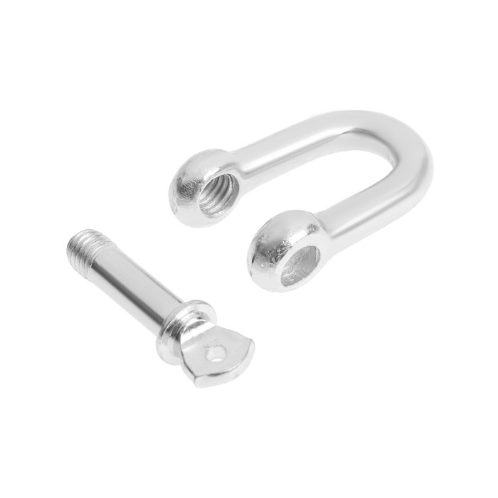 Скоба такелажная, тип прямой, 10 мм, цинк, 50 шт Скоба такелажная, тип прямой, 10 мм, цинк, 50 шт