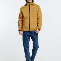 Куртка с капюшоном унисекс Gotland, горчичная, размер S