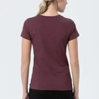 Футболка женская Regent Fit Women бордовый меланж, размер S