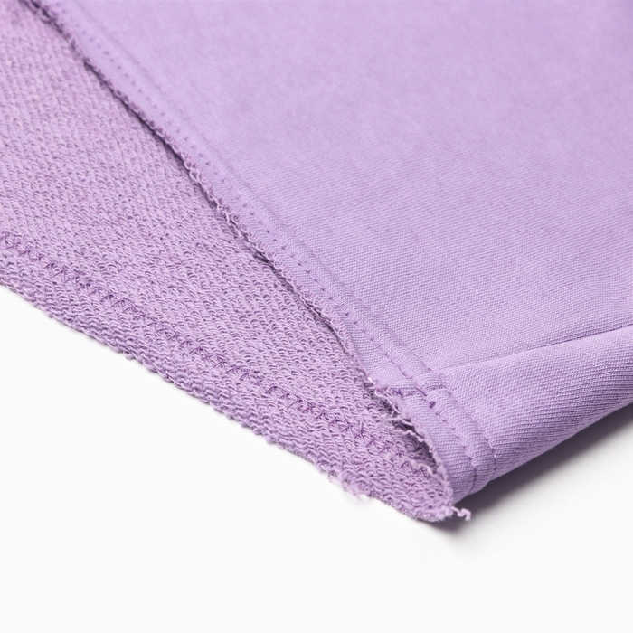 Свитшот для девочки MINAKU: Casual Collection KIDS, цвет сиреневый, рост 116 см