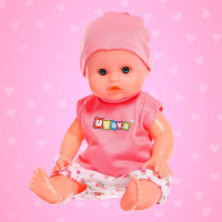 Пупс функциональный &laquo;Ангелочек&raquo; со звуковыми эффектами, писает, пьёт, с аксессуарами