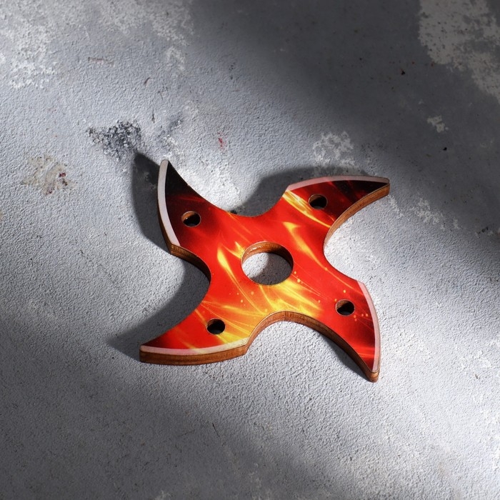 Сувенир деревянный Сувенир деревянный "Сюрикен 2" МИКС