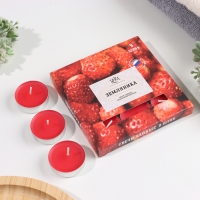 Набор чайных свечей ароматических "Земляника", 9 штук Набор чайных свечей ароматических "Земляника", 9 штук