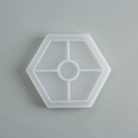 Набор для создания поддона из гипса с сухоцветами &laquo;Шестиугольник&raquo;